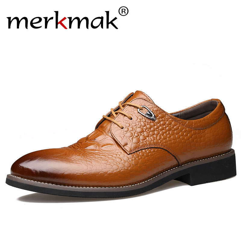Genuine Leather Men's Oxford Shoes
