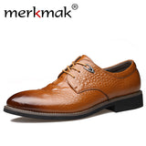 Genuine Leather Men's Oxford Shoes