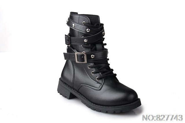 British Classic Women Motorcycle Boots