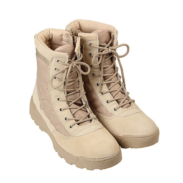 Hiking Lace Up Leather Boots