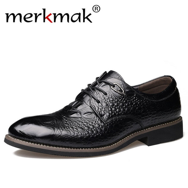 Genuine Leather Men's Oxford Shoes