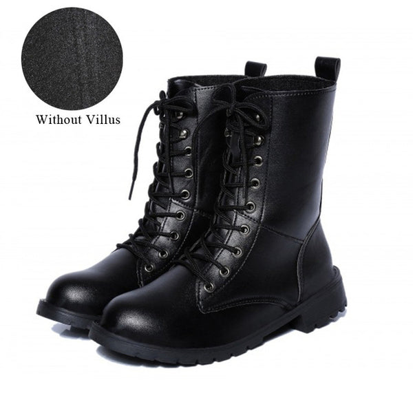 Classic Motorcycle Ankle Boots