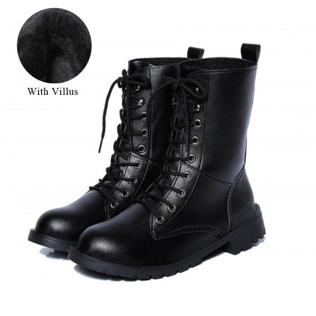 Classic Motorcycle Ankle Boots
