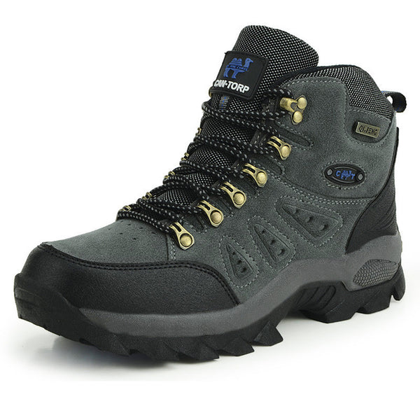 2017 new leather mountaineering boots