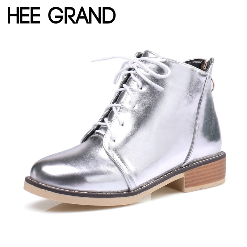 HEE GRAND Silver Gold Boots