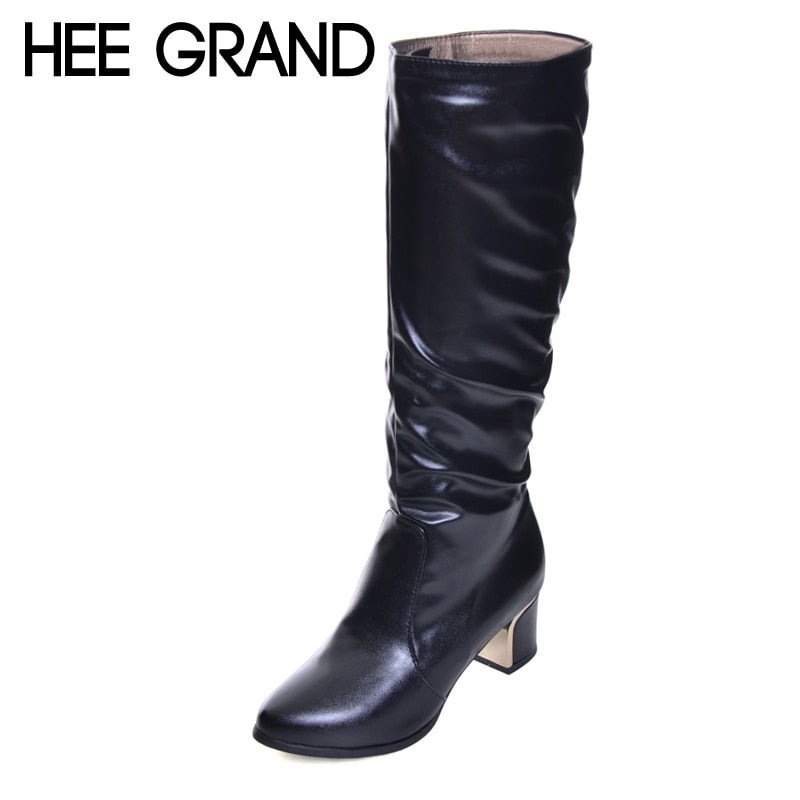 HEE GRAND Women Fashion High Boots