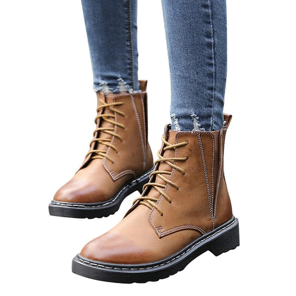 Waterproof Women Ankle Boots