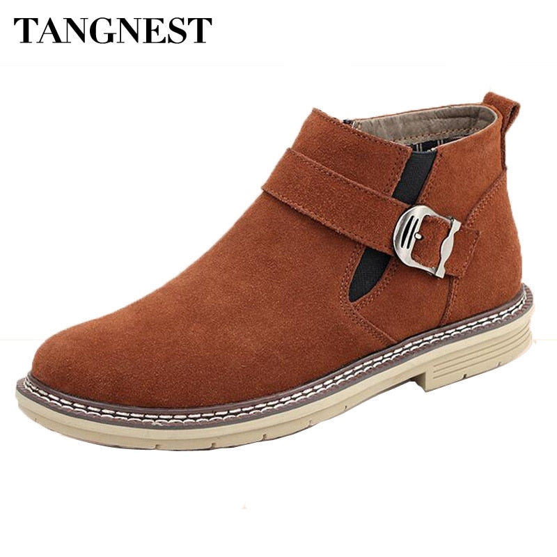 Tangnest Autumn Winter Chelsea Boots