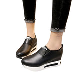 Silver Loafer Creepers  Shoes