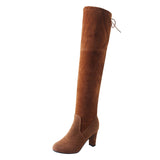 Winter Woman  thigh high boots