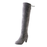 Winter Woman  thigh high boots