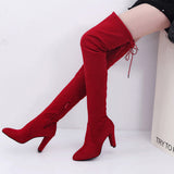 Over The Knee High Heels Shoes