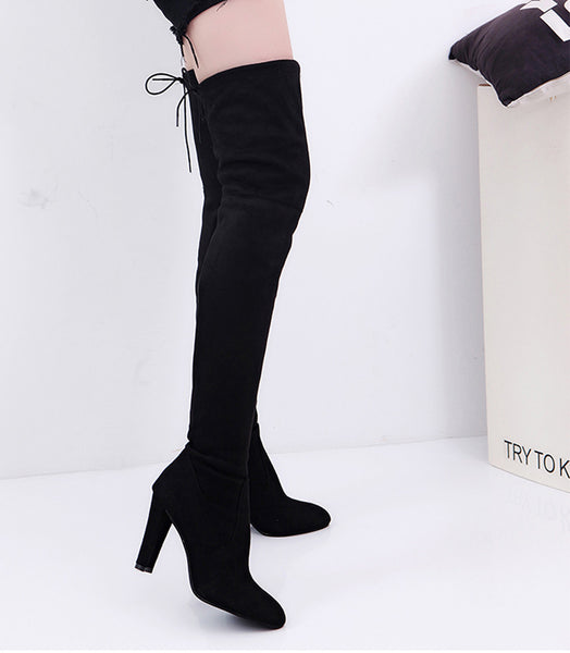 Over The Knee High Heels Shoes