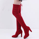 Over The Knee High Heels Shoes