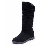 Women Sweet Stylish Flat Flock Shoes