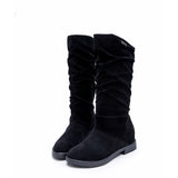 Women Sweet Stylish Flat Flock Shoes