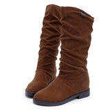 Women Sweet Stylish Flat Flock Shoes