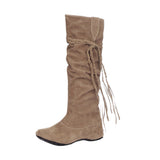Thigh High Tessals Motorcycle Shoes