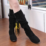 Thigh High Tessals Motorcycle Shoes