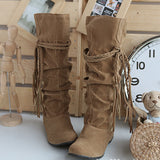 Thigh High Tessals Motorcycle Shoes