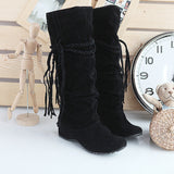 Thigh High Tessals Motorcycle Shoes