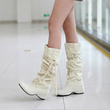 Thigh High Tessals Motorcycle Shoes