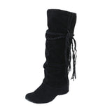 Thigh High Tessals Motorcycle Shoes