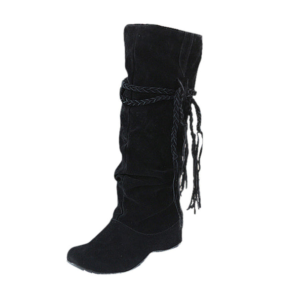 Thigh High Tessals Motorcycle Shoes