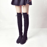 Women Cross-tied  High Boots