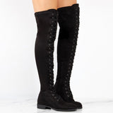 Women Cross-tied  High Boots