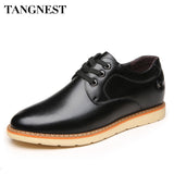 Tangnest Leather Men Dress Shoes