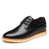 Tangnest Leather Men Dress Shoes