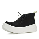 Real leather chukka boots tide loafers