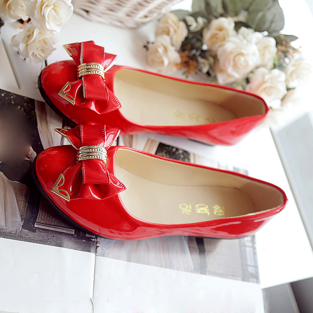 Spring Autumn Toe Flat Heel