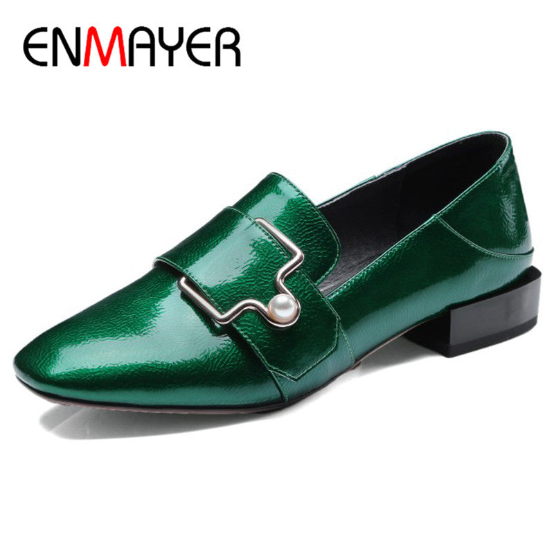 ENMAYER Metal Decoration Shoes