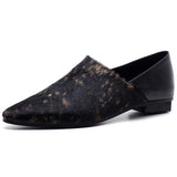 ENMAYER Horsehair Material Shoes