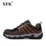 XEK Men Steel Toe Safety Work Shoes