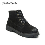 Smile Circle Autumn Winter Basic Ankle boots