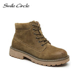 Smile Circle Autumn Winter Basic Ankle boots