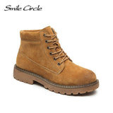 Smile Circle Autumn Winter Basic Ankle boots