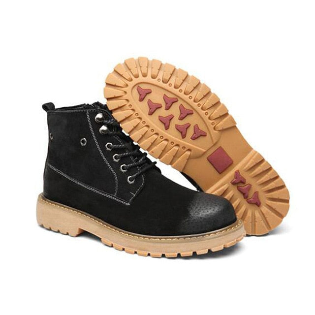 Tangnest Cowboys Ankle Casual Buckle Boot