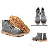 Tangnest Cowboys Ankle Casual Buckle Boot