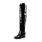 BONJOMARISA Fashion Western Knight Boots