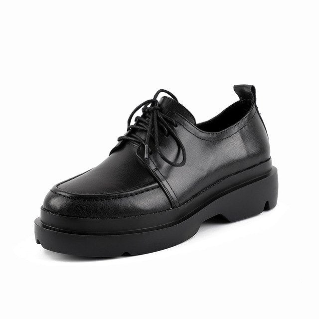 Spring Woman Cow Leather Shoes