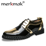 Merkmak Patent Leather Oxford Shoes