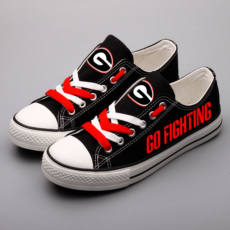 US State Of Georgia Canvas Shoes