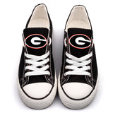 US State Of Georgia Canvas Shoes