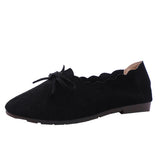Flat Single Shoes Peas Boat Shoes