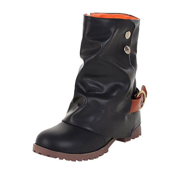 Fashion Warm Short Leather Boots