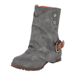 Fashion Warm Short Leather Boots